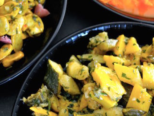 Salade de courgettes à la marocaine