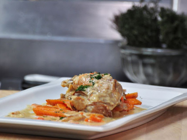 Recette Lapin à La Moutarde Façon Grand-mère