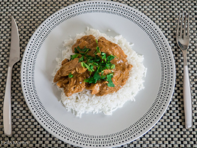 Poulet Beurre De Cacahuète Lait De Coco Cookeo