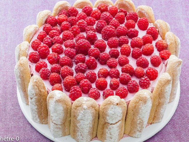 Combien De Kilometre Avec Une Galette Charlotte aux framboises - Recette par kilometre-0