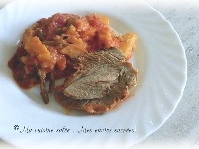 Cuit Avec De La Moutarde Mots Croises Cuisse de dinde a la moutarde et ses légumes - Recette par Ma cuisine