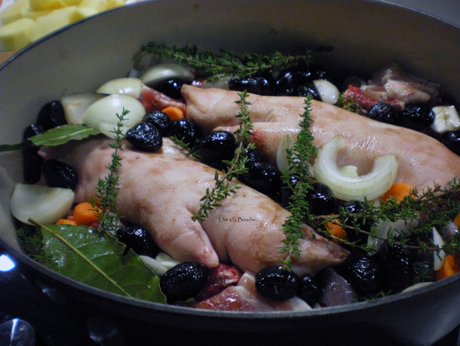 Bombine ardéchoise de paleron et poitrine de porc - Recette par Lhô à