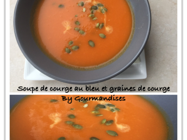 Soupe De Courge Musquée De Provence Au Bleu Et Graines De Courge Recette Par Gourmandises