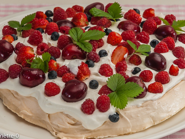 Combien De Kilometre Avec Une Galette Pavlova aux fruits rouges - Recette par kilometre-0