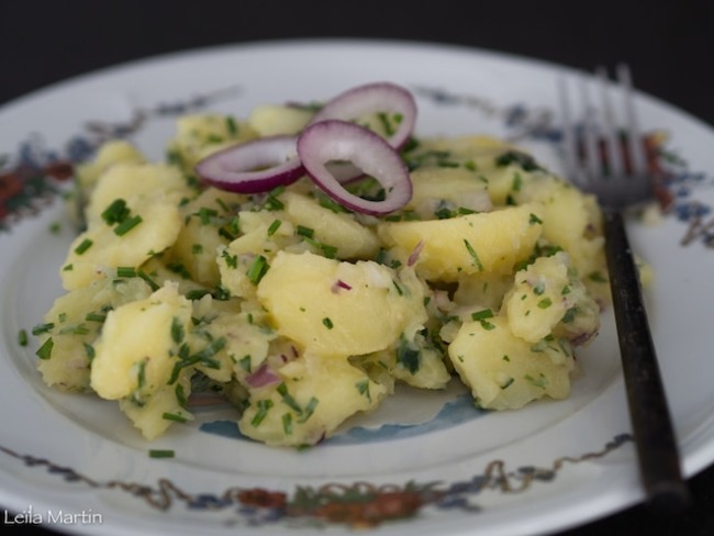 Salade De Pomme De Terre Alsacienne Vin Blanc chefsimon.com