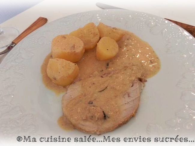 Rôti de porc cuisson au lait - Recette par Ma cuisine salée...Mes