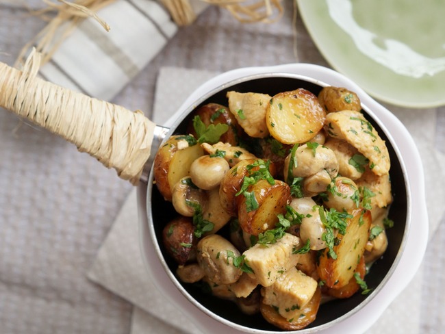 Recette Cookeo Poulet Pomme De Terre Champignon Poulet Cookeo Champignons Terre Pomme Recette Recette360 16 Poelée de pommes de terre, champignon et poulet - Recette par Miam Miam