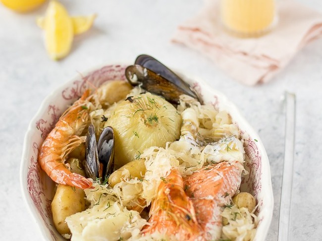 Choucroute royale de la mer - Recette par Flobonneschoses
