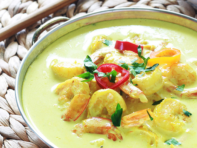 Curry de crevettes et lait de coco rapide - Recette par Cuisine Culinaire