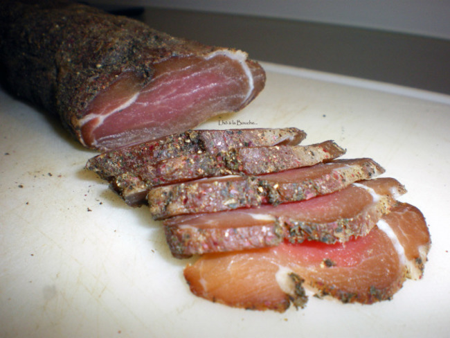 Lomo ou filet de porc séché - Recette par Lhô à la bouche