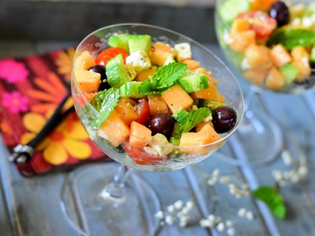 Salade De Melon Et Feta