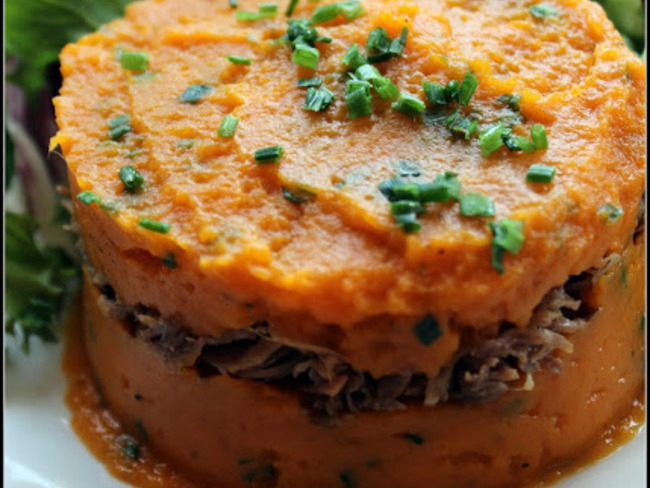 Recette Parmentier De Canard Patate Douce Thermomix