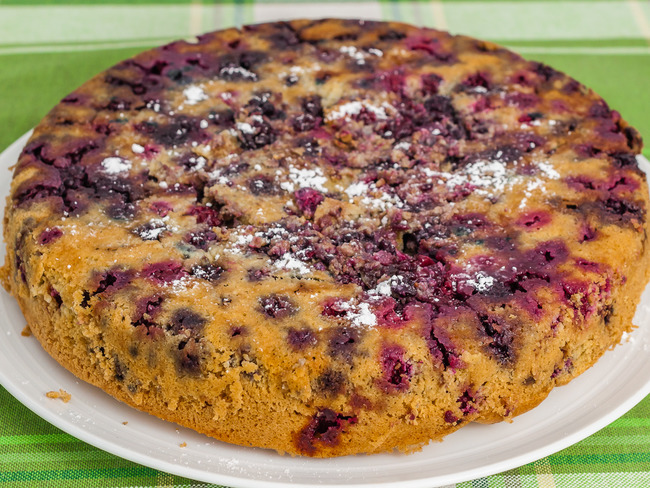 Combien De Kilometre Avec Une Galette Gâteau renversé aux mûres - Recette par kilometre-0