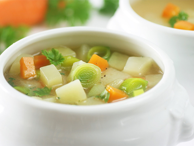 Fondue de poireaux pommes de terre et carottes - Recette par Plat et