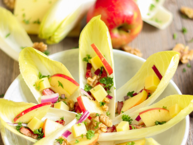 Salade D endives Comme Une Fleur Recette Par Elle Mijote Quelque Chose Salade D endives Comme Une Fleur Recette Par Elle Mijote Quelque Chose