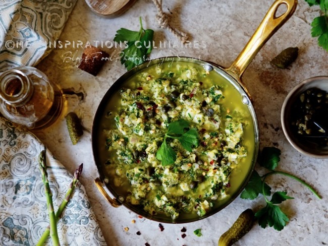 Sauce Gribiche Recette Traditionnelle Recette Par Mes Inspirations