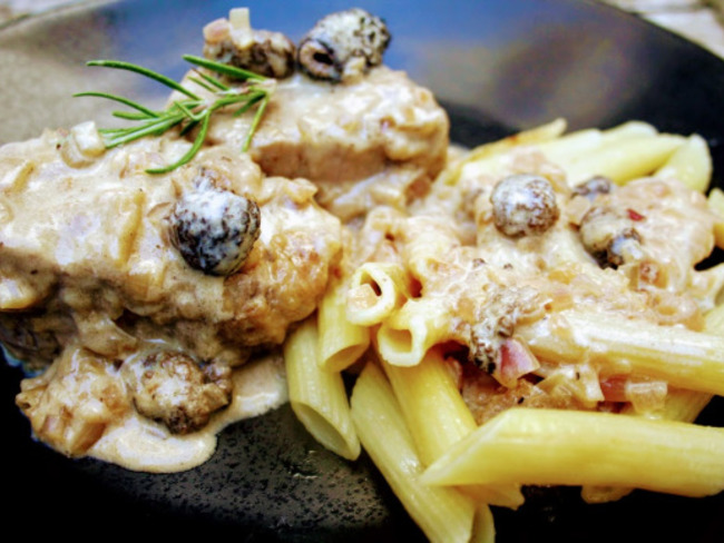 Château mignon de veau aux morilles - Recette par Christopher Humbert