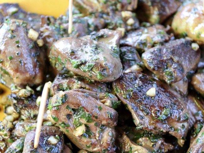 Cœur de canard à la plancha - Recette par La fille du boulanger cuisine