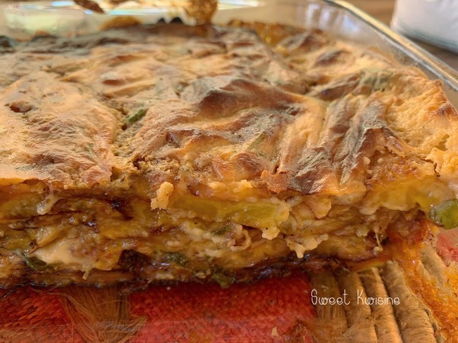 Le gratin de bananes jaunes plantains - Recette par Sweet Kwisine