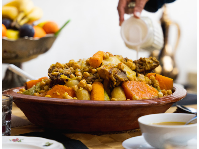Couscous marocain à la viande de bœuf - Recette par Eldorami