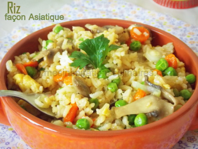 Riz façon asiatique - Recette par Mes inspirations culinaires