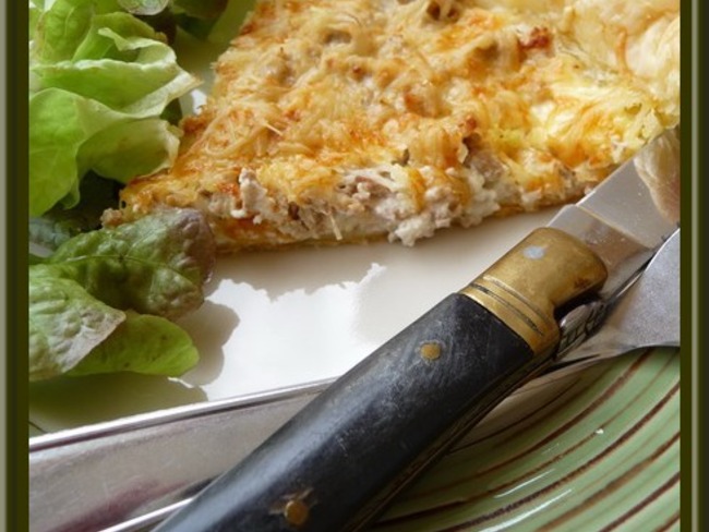 Tarte à la brandade de Morue - Recette par Oh la gourmande