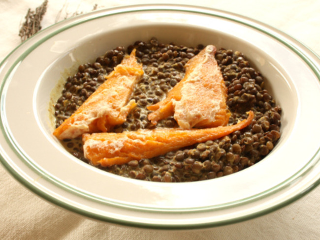 Haddock fumé aux lentilles - Recette par Les filles, à table